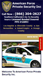 Mobile Screenshot of americanforceprivatesecurityinc.com